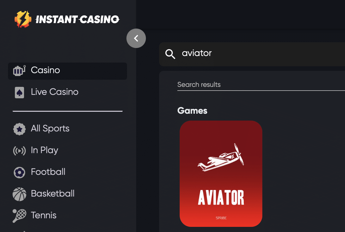 aviator casino v Instant casino